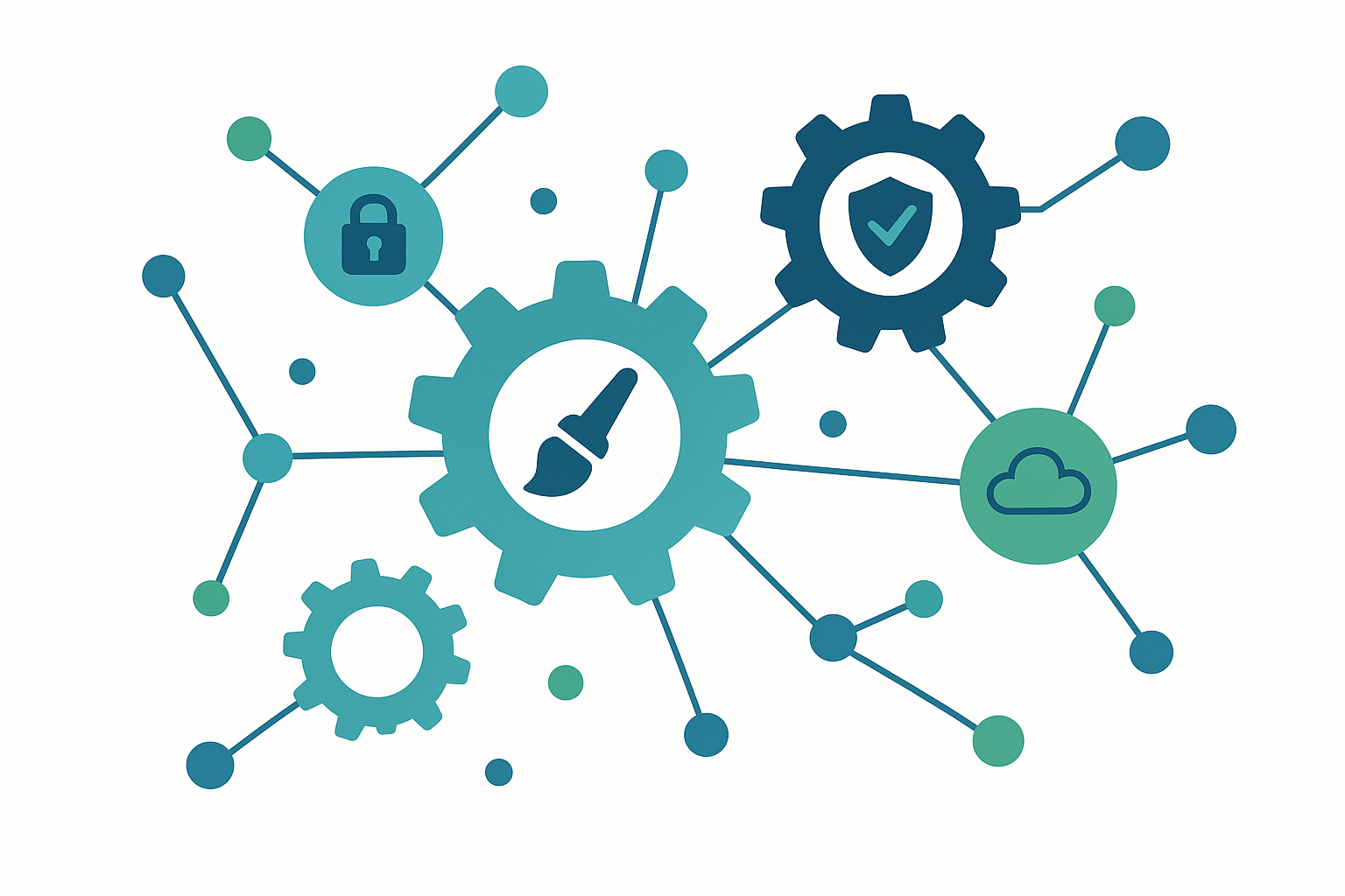 Small business team using AI automation tools